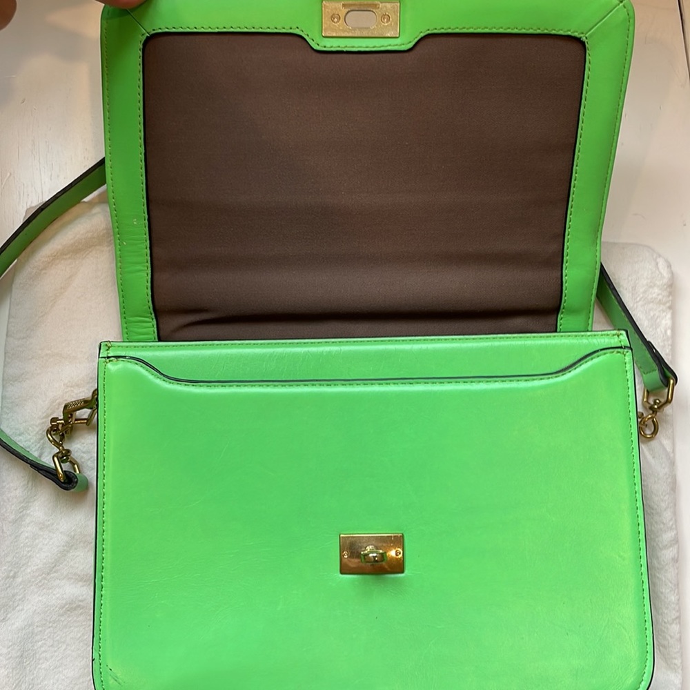 JCrew Neon Green Lady Purse - Picture 3 of 13